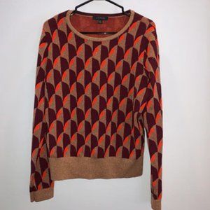 SHINY KNIT SWEATER - ANN TAYLOR (L)